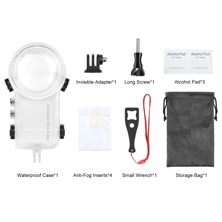 For Insta360 X3 PULUZ 50m Waterproof Sealed Diving Case — view 8