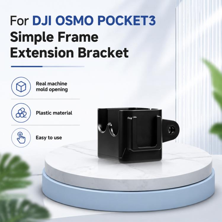 For DJI OSMO Pocket 3 PULUZ Protection Frame Cage Expansion Adapter Bracket
