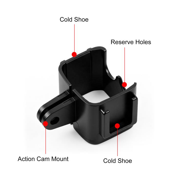 For DJI OSMO Pocket 3 PULUZ Protection Frame Cage Expansion Adapter Bracket