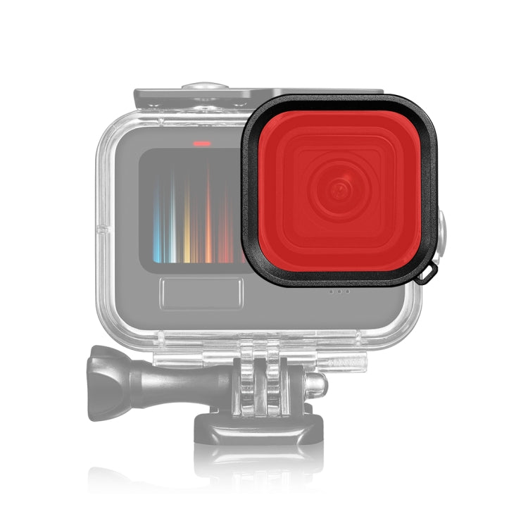PULUZ Square Housing Diving Color Lens Filter For GoPro HERO13 Black /12 Black /11 Black /10 Black /9 Black, Only for PU527 Diving Case — view 7