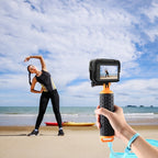 For Insta360 Ace Pro PULUZ Plastic Cage Expansion Adapter Frame with Cold Shoe Base