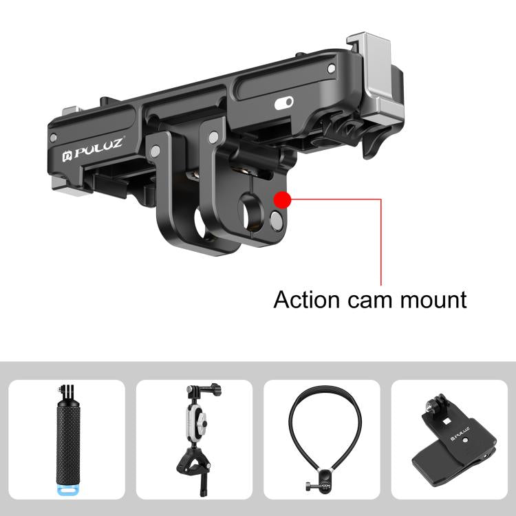 For Insta360 GO3 PULUZ Magnetic ABS Quick Release Base Mount — view 5