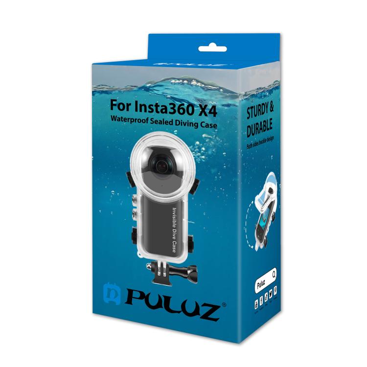 PULUZ 50m Waterproof Sealed Diving Case, For Insta360 X4