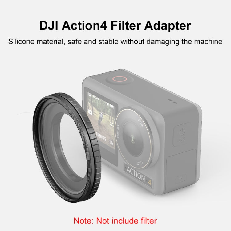 For DJI Action 4 PULUZ Filter Holder Metal Protective Filter Frame