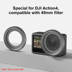 For DJI Action 4 PULUZ Filter Holder Metal Protective Filter Frame