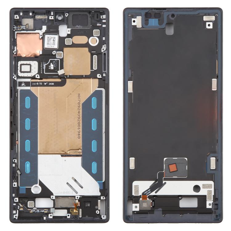 Middle Frame Bezel Plate with In-Display Fingerprint Sensor Flex Cable, For ZTE nubia RedMagic 10S Pro+