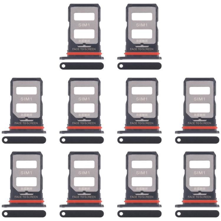 For Xiaomi 14T 5G 10pcs Original SIM Card Tray + SIM Card Tray, For Xiaomi 14T 5G(Original)