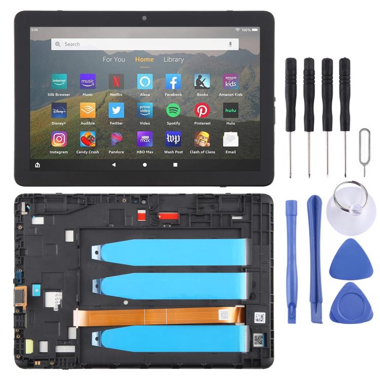 R2SP8T LCD Screen Digitizer Full Assembly with Frame