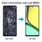 RMX3890 OEM LCD Screen Digitizer Full Assembly with Frame, For Realme C67 4G