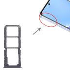 For Realme 11x 5G RMX3785 10pcs Original SIM Card Tray + SIM Card Tray + Micro SD Card Tray