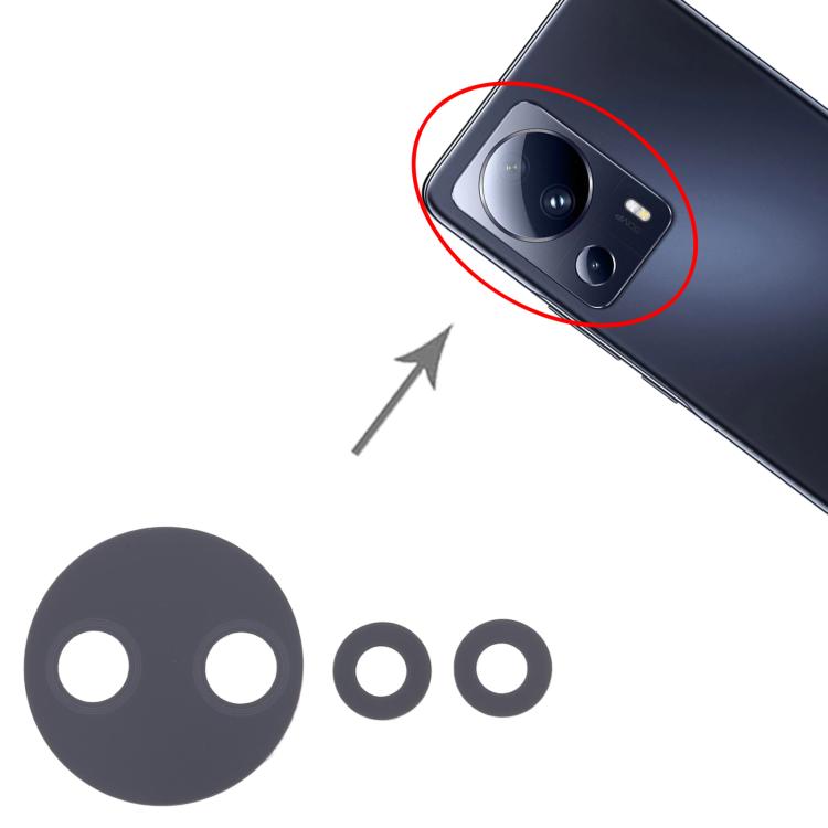 10pcs Back Camera Lens, For Xiaomi Civi 2