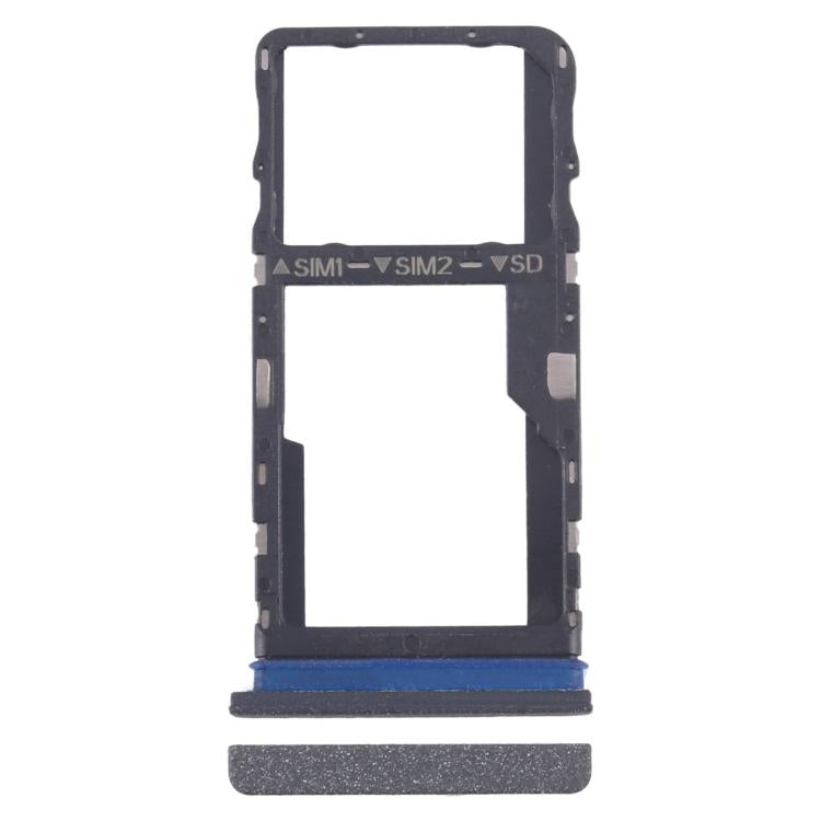 For TCL 40 R T771K Original SIM Card Tray + SIM Card Tray / Micro SD Card Tray