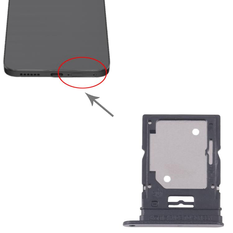 10pcs SIM Card Tray + SIM Card Tray, For Xiaomi Redmi Note 14 4G