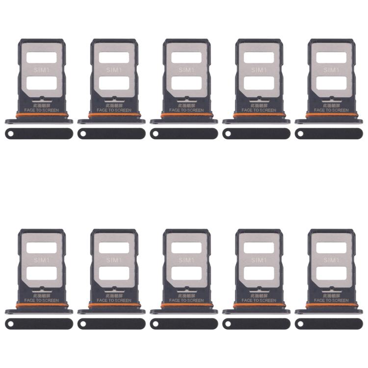 10pcs SIM Card Tray + SIM Card Tray, For Xiaomi Poco X6