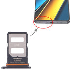 10pcs SIM Card Tray + SIM Card Tray, For Xiaomi Poco X6