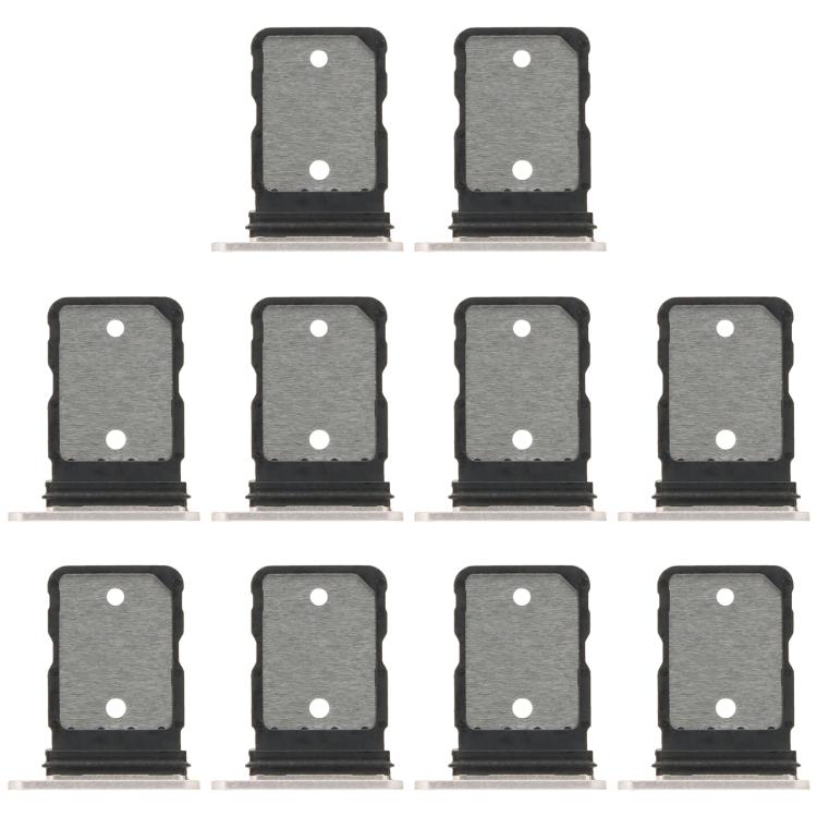 10pcs Original SIM Card Tray, For Google Pixel 9 Pro Fold — White
