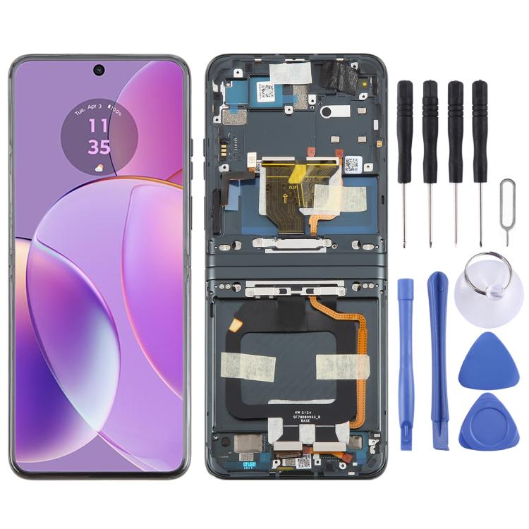 For Motorola Razr 40 XT2323-2 Original LCD Screen Digitizer Full Assembly with Frame