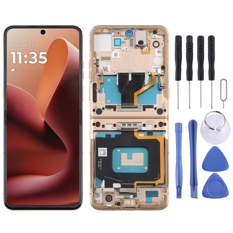 For Motorola Razr 60 Ultra / Razr Ultra 2025 Original LCD Screen Digitizer Full Assembly with Frame