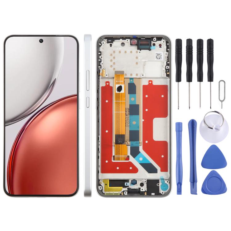 For Honor Magic8 Lite Original LCD Screen Digitizer Full Assembly with Frame, For Honor Magic8 Lite(Original) — view 8