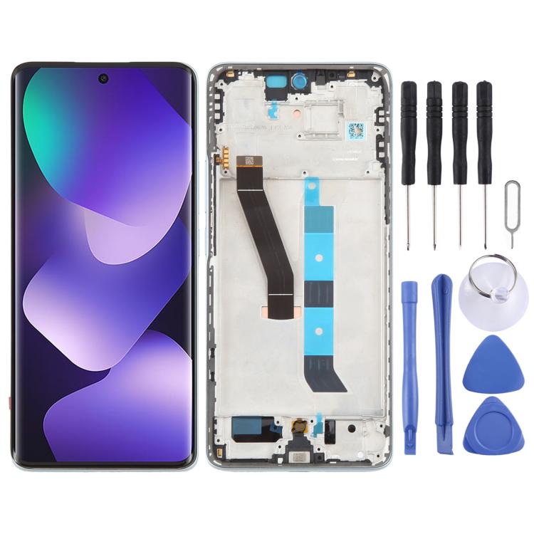 For Xiaomi Redmi Note 15 5G Original LCD Screen Digitizer Full Assembly with Frame — White