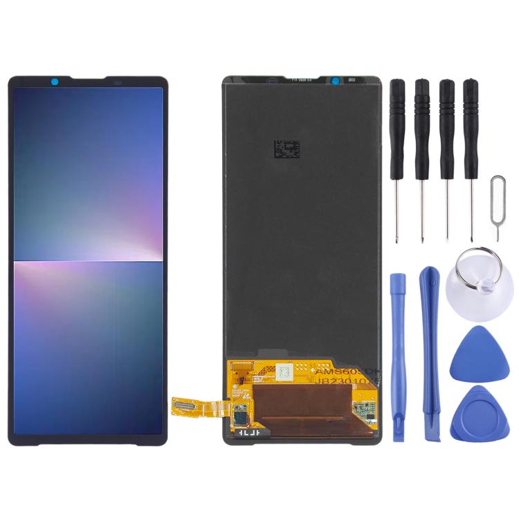 Original LCD Screen with Digitizer Full Assembly, For Sony Xperia 5 V