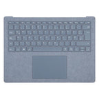 UK German Keyboard with C Shell / Touchpad, For Microsoft Surface Laptop 4 13.5 inch