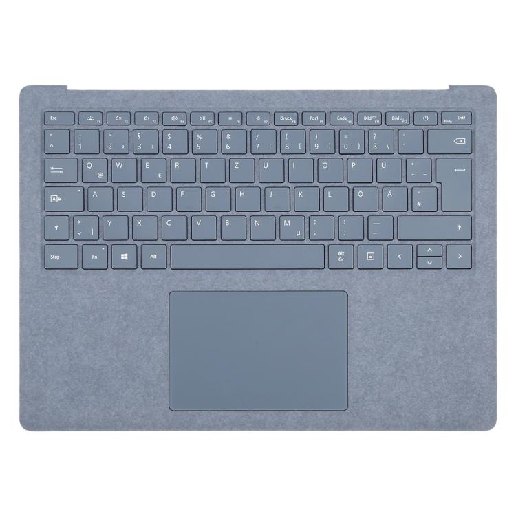 UK German Keyboard with C Shell / Touchpad, For Microsoft Surface Laptop 4 13.5 inch