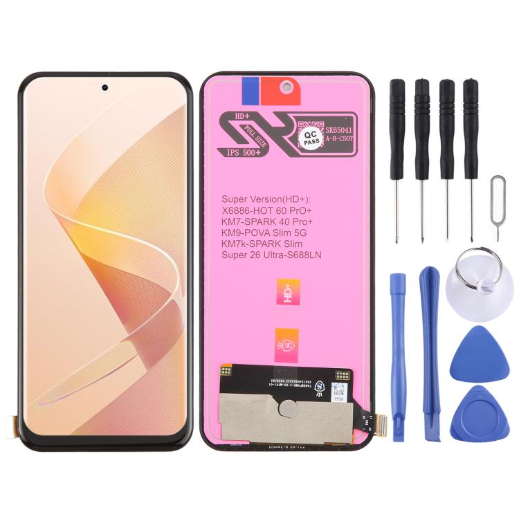 For Itel Super 26 Ultra S688LN TFT LCD Screen with Digitizer Full Assembly