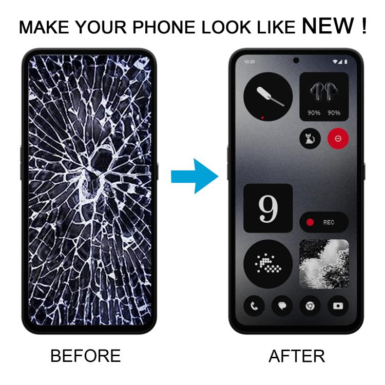 For Nothing CMF Phone 1 A015 Original LCD Screen Digitizer Full Assembly with Frame