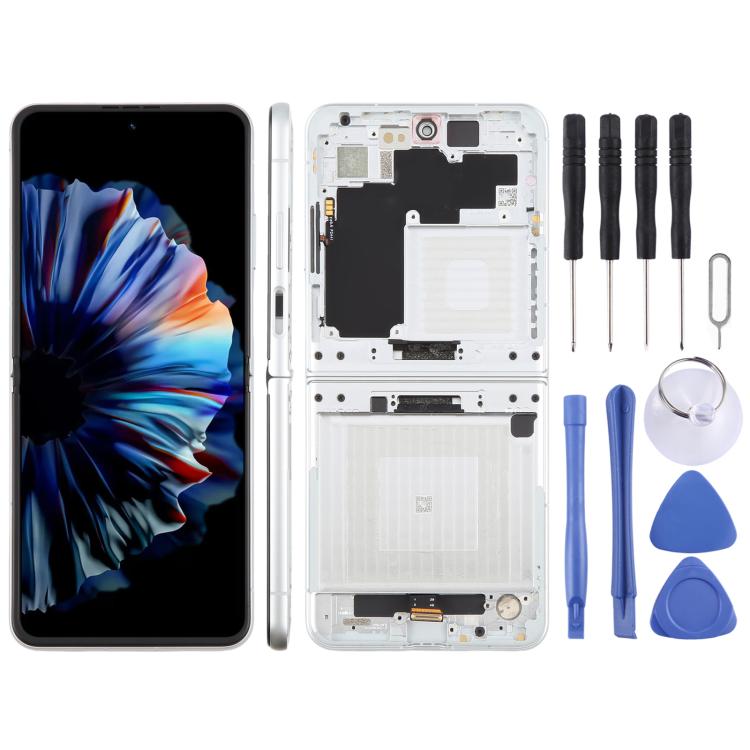 For ZTE nubia Flip2 A404ZT NX732J Original OLED LCD Screen Digitizer Full Assembly with Frame — view 6