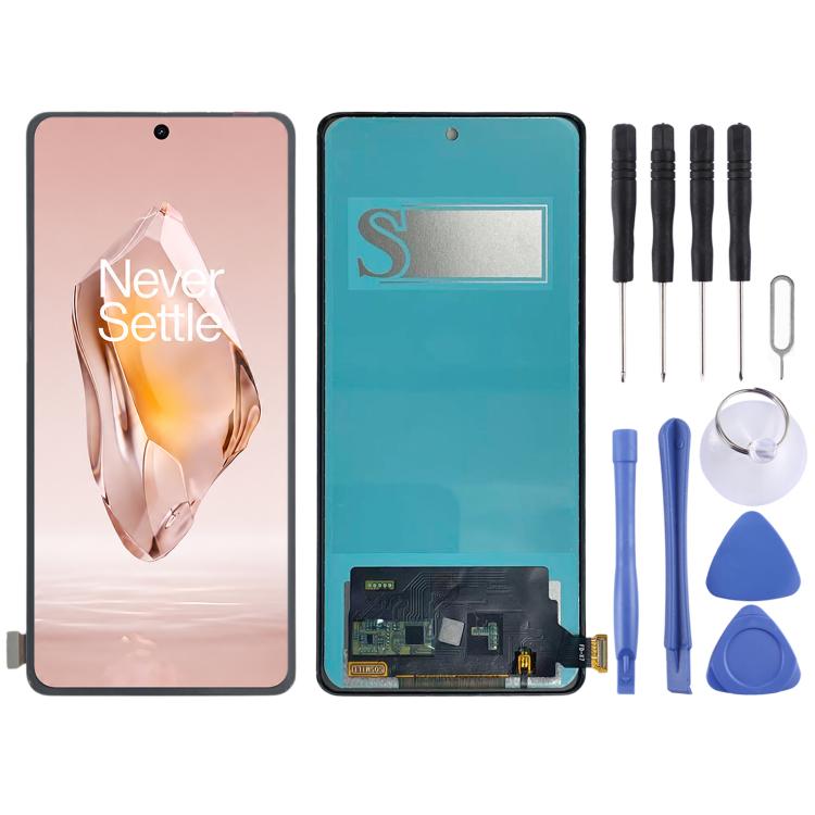 Curved to Straight TFT LCD Screen With Digitizer Full Assembly, Not Supporting Fingerprint Identification, For OnePlus Ace 3