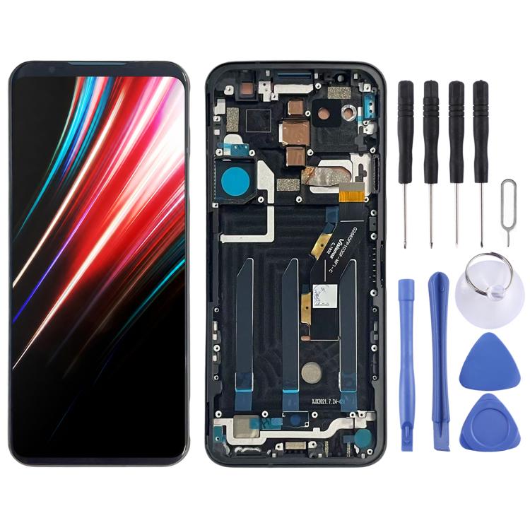 For ZTE nubia RedMagic 5G NX659J Original LCD Screen Digitizer Full Assembly with Frame