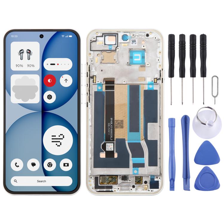 For Nothing Phone 4a A069 AMOLED Original LCD Screen Digitizer Full Assembly with Frame