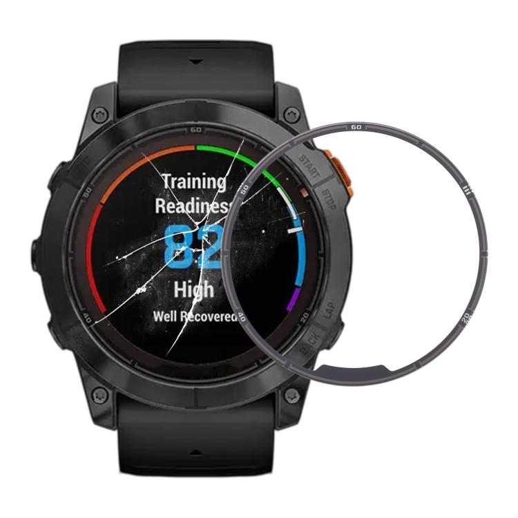 For Garmin Fenix 7X Pro 51mm Original Sapphire Material Front Screen Outer Glass Lens