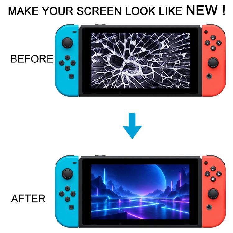 LCD Screen with Digitizer Full Assembly, For Nintendo Switch 2018 HAC-001 V1 Short Battery Version
