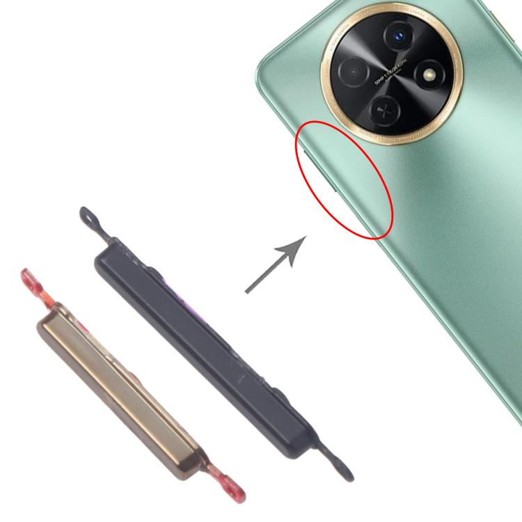 For Huawei nova Y91 10pairs Power Button and Volume Control Button