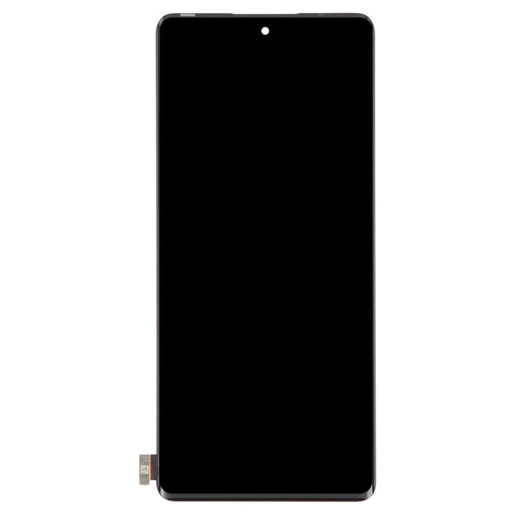 For Itel S23+ S681LN Original AMOLED LCD Screen Digitizer Full Assembly with Frame