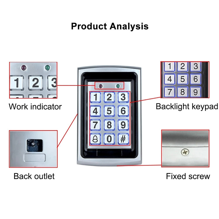 Standalone Keypad Access Control System