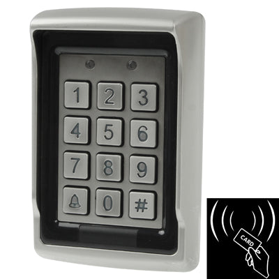Stainless Steel Stand-Alone Single Door Access Controller with Keypad, Support EM Card Reader