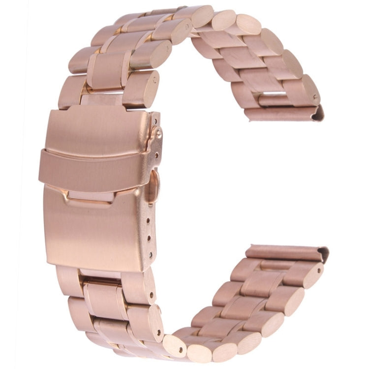 For Apple Watch 38mm Black Steel Watch Band, Only Used in Conjunction with Connectors (S-AW-3291)