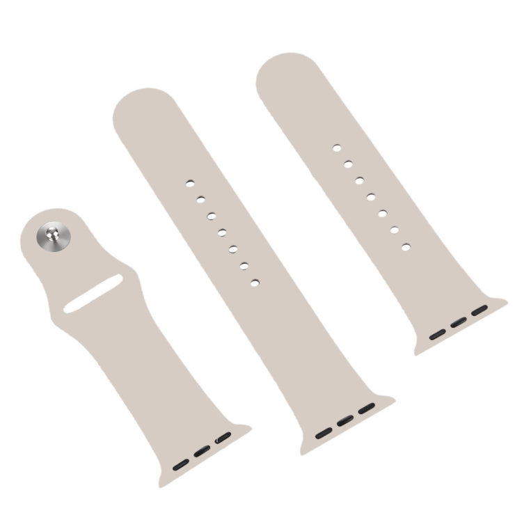 For Apple Watch Ultra 49mm & Watch Ultra 2 49mm / Series 9&8&7 45mm / SE 3&SE 2&6&SE&5&4 44mm / 3&2&1 42mm 3 in 1 Rubber Watch Band with Pin Buckle, For Apple Watch Ultra 49mm & Watch Ultra 2 49mm / Series 9&8&7 45mm