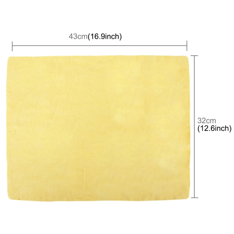 KANEED Synthetic Chamois Drying Towel Super Absorbent PVA Shammy Cloth for Fast Drying of Car, Size: 43 x 32 x 0.2cm