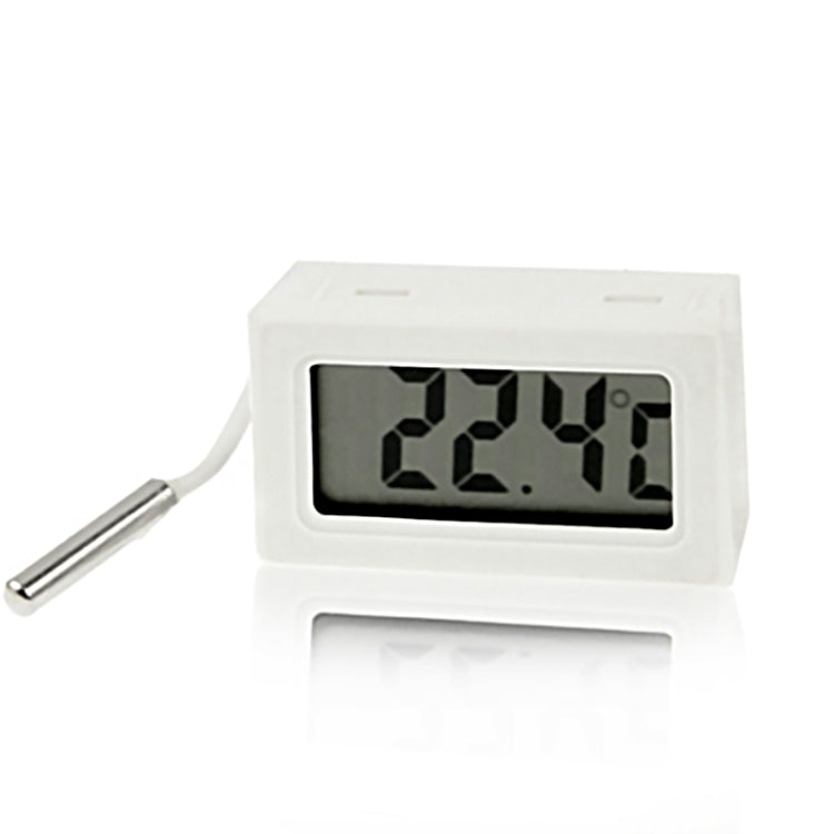 Mini LCD Indoor Digital Thermometer, White