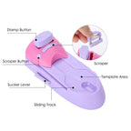 DIY Nail Art Printing Stamp Machine Set — view 3