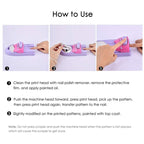 DIY Nail Art Printing Stamp Machine Set — view 5