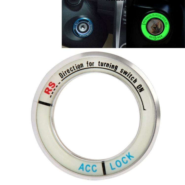 Fluorescent Aluminum Alloy Ignition Key Ring, Inside Diameter: 3.4cm — view 10