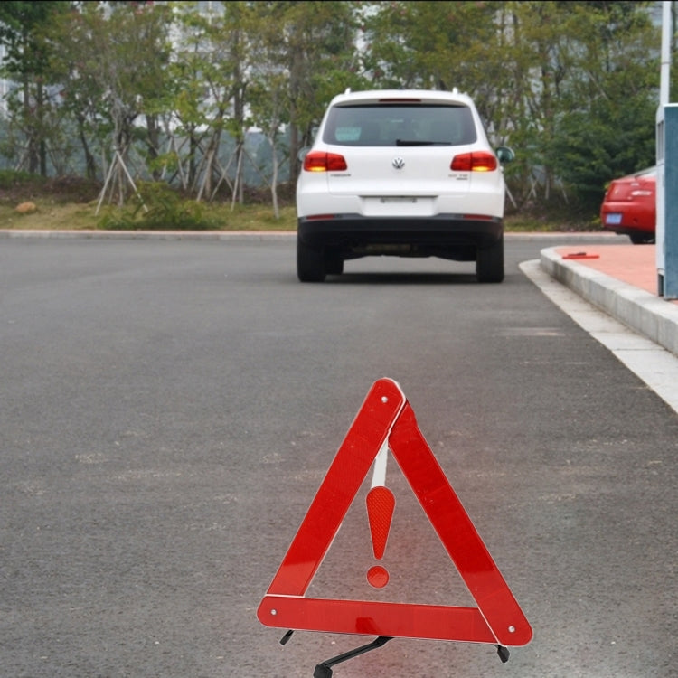 Foldable Reflective Triangle Safety Warning Board, Size: 39.5cm x 35cm