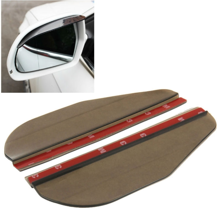 2 PCS Flexible Shielding Rain Board Sun Visor Shade Rearview Mirror for Car Rearview Mirrors