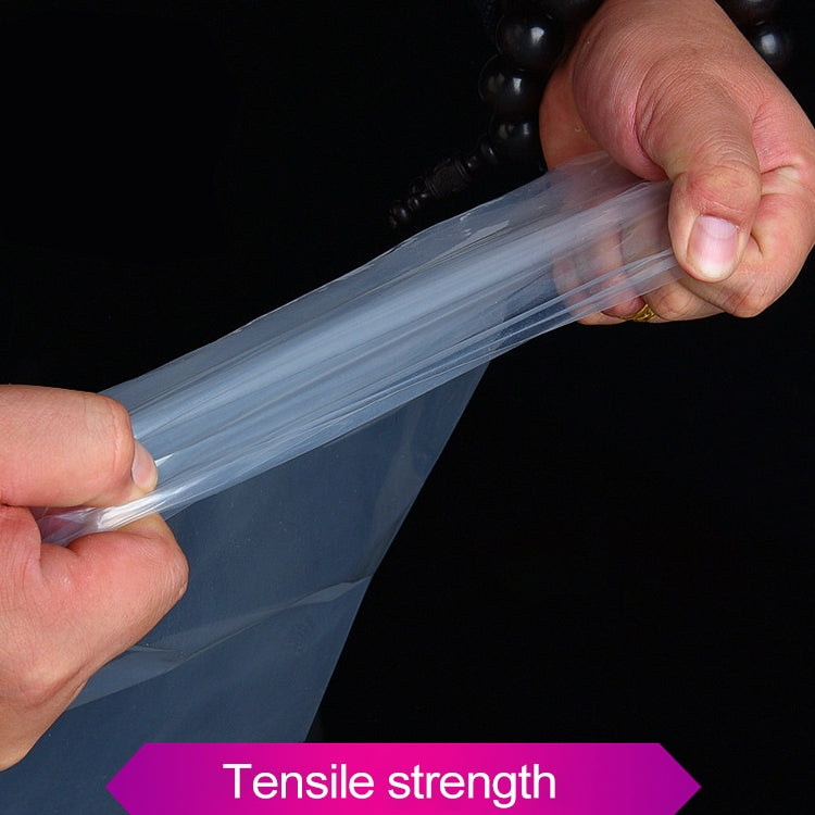 100pcs Sealer Closer Machine Special Transparent Plastic Bag with Customized Logo & Design, Size: 17cm x 26cm — view 5