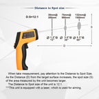 Infrared Thermometer, Temperature Range: -18 - 1150 Degrees Celsius — view 8